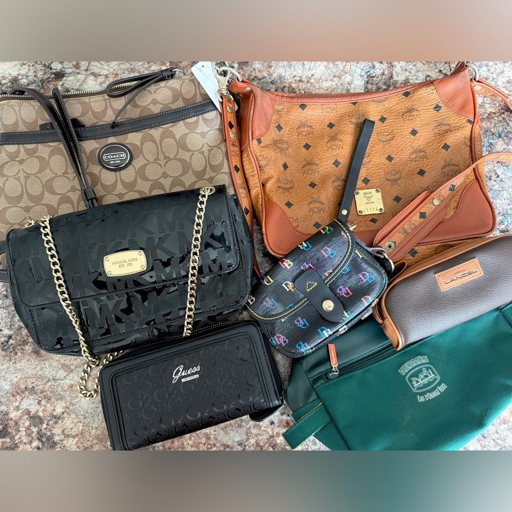 ❤️🔥7 Piece Bundle! MCM & Coach Crossbody, Hermes, Coach, D & B, MK, Lancel ❤️🔥
